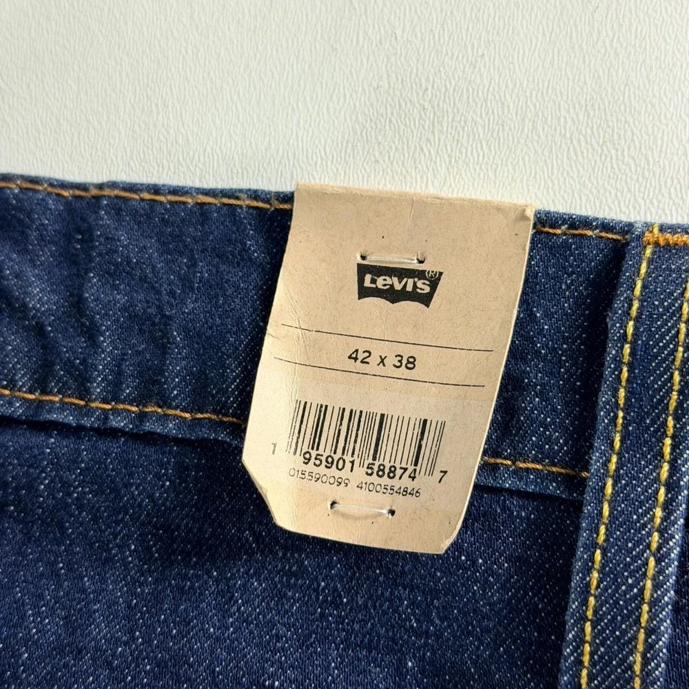 Levi's 559 Relaxed Straight Jeans Mens 42x38 Dark Wash Stretch Big Tall NWT